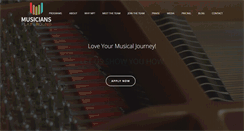 Desktop Screenshot of musiciansplayground.com